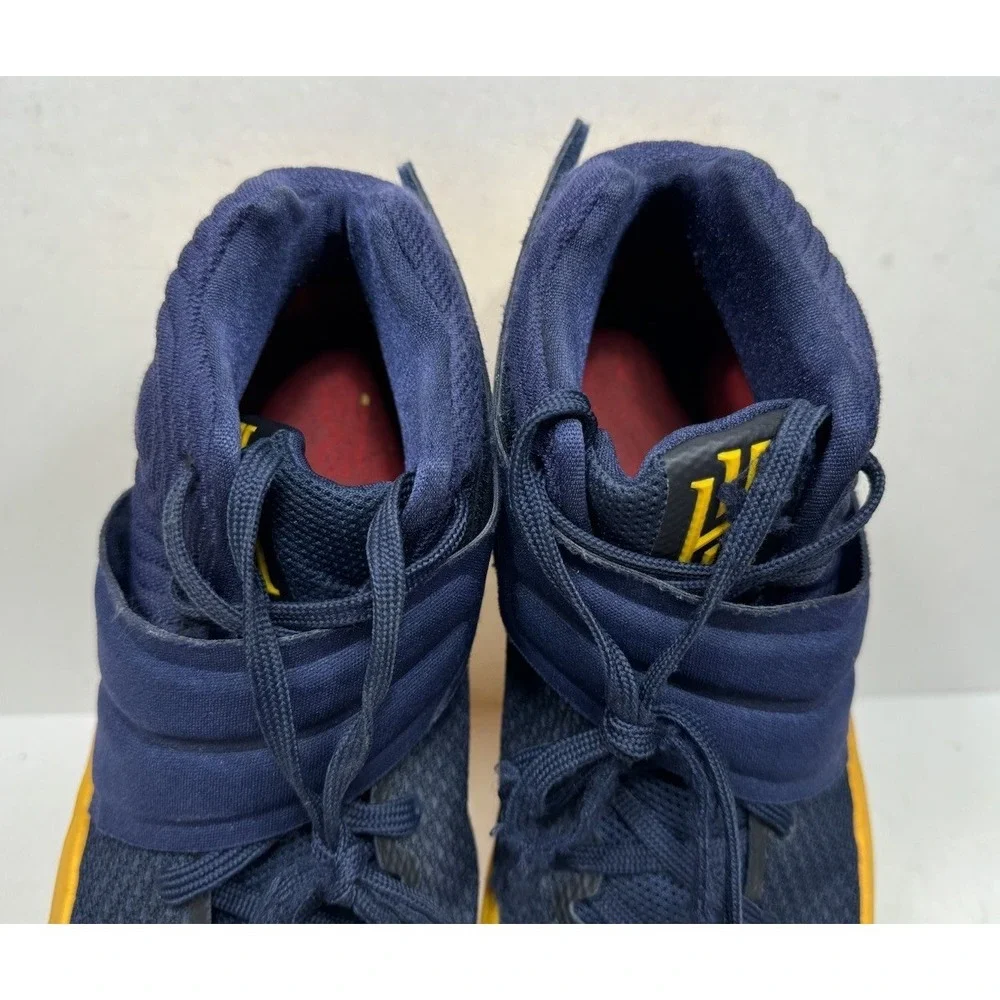 Nike Kyrie 2 Cavs Midnight Navy Yellow Mens Sz 12 Basketball Shoes 819583-447